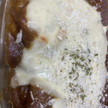 カレー余ったので作りました♪おいしかったです